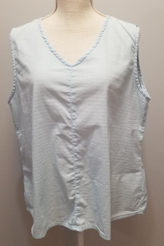 Cut Loose Cotton V-Neck Tank (XL, Air)- On Sale!