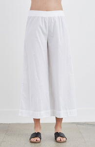 Cut Loose Organic Poplin Crop Pant (S, Aluminum)- On Sale!