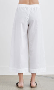 Cut Loose Organic Poplin Crop Pant (S, Aluminum)- On Sale!