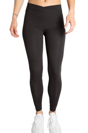 One Step Ahead Suede Supplex V-Front Waist Legging