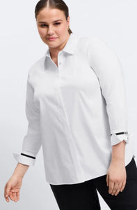 Foxcroft Iris Stretch Matte Sateen Shirt