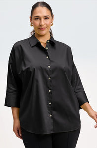 Foxcroft Avery Stretch Matte Sateen Shirt