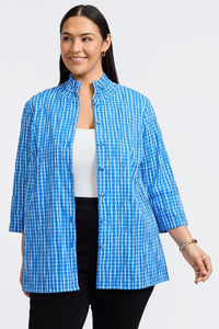 Foxcroft Crinkle Carolina 3/4 Sleeve Shirt Jacket