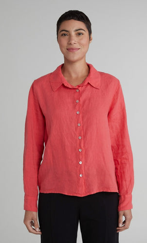 Cut Loose Lightweight Hanky Linen Fitted Shirt