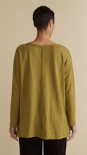 Load image into Gallery viewer, Cut Loose Linen Cotton Jersey Deep V Top