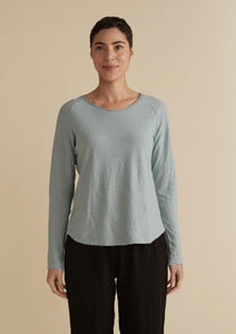 Cut Loose Linen Cotton Jersey Sporty Top