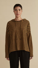 Load image into Gallery viewer, Cut Loose Black/Natural Stripe Sweatshirt