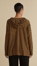 Load image into Gallery viewer, Cut Loose Black/Natural Stripe Sweatshirt