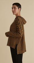 Load image into Gallery viewer, Cut Loose Black/Natural Stripe Sweatshirt