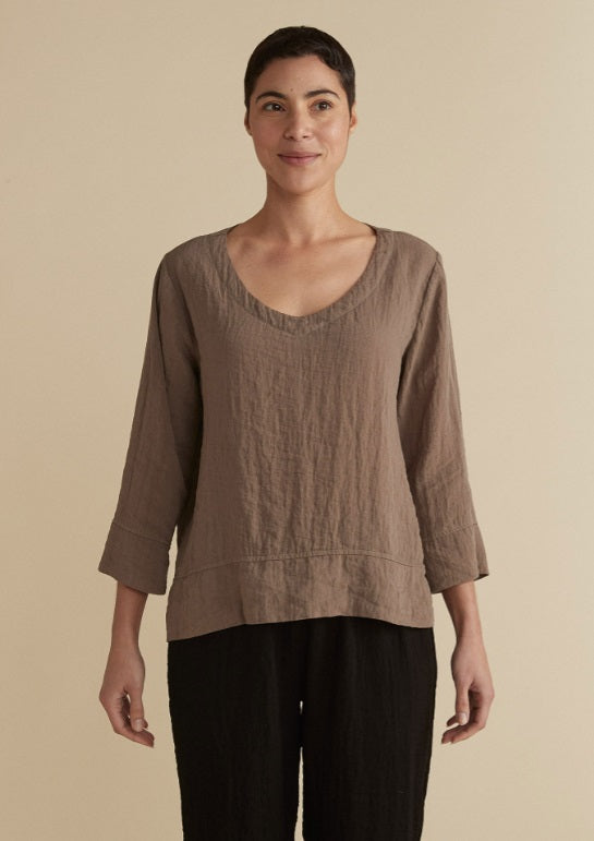 Cut Loose Fall Parachute V-Neck Vent Top