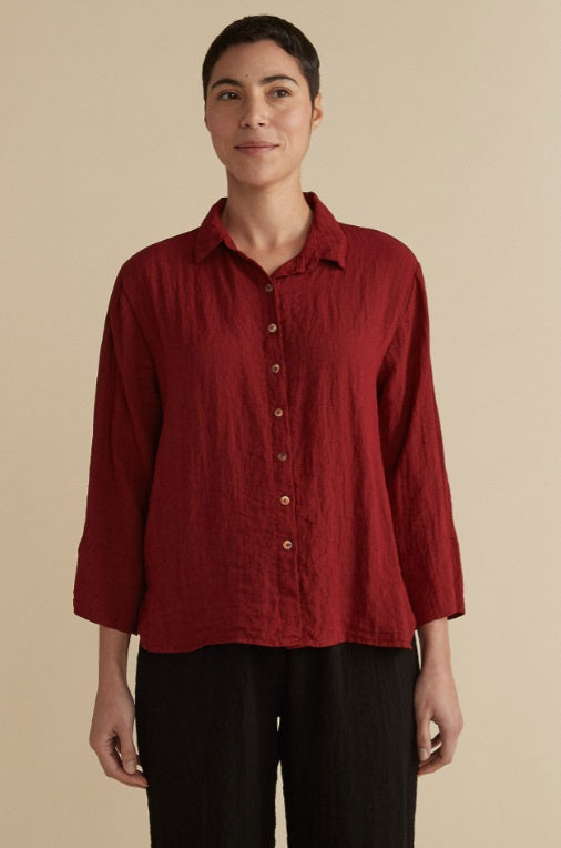 Cut Loose Fall Parachute Crop Easy Shirt