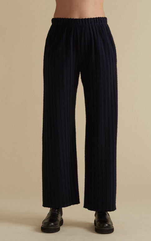 Cut Loose Frayed Stripe Easy Pocket Pant