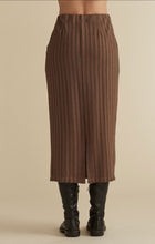 Load image into Gallery viewer, Cut Loose Frayed Stripe Long Pencil Skirt