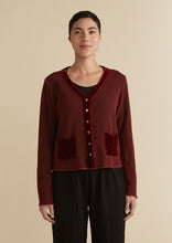 Load image into Gallery viewer, Cut Loose Marble Sweater Knit Crop Pocket Cardi