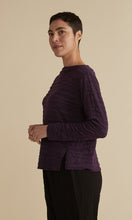 Load image into Gallery viewer, Cut Loose Texture Char Knit Split Hem Top