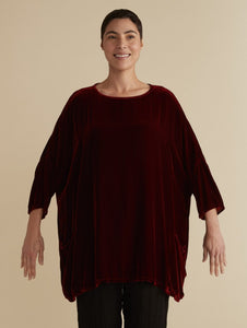 Cut Loose Velvet One Size Pullover