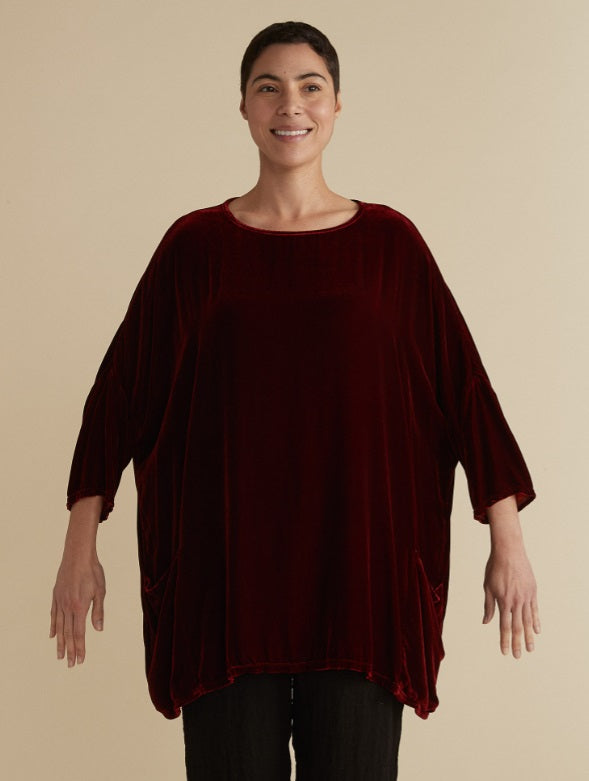 Cut Loose Velvet One Size Pullover