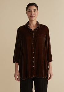 Cut Loose Velvet Easy Shirt