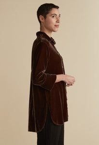 Cut Loose Velvet Easy Shirt