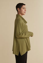 Load image into Gallery viewer, Cut Loose Grey Stripe Fleece One Size Cowl