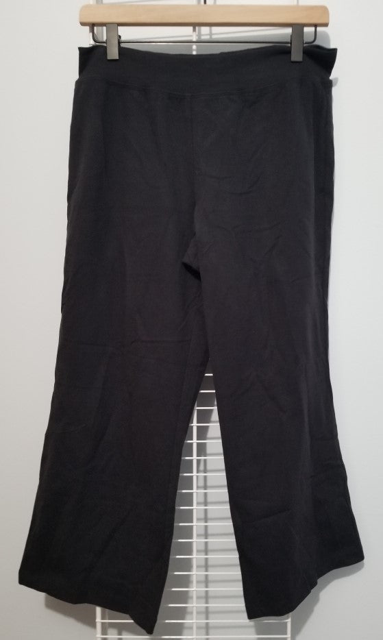 One Step Ahead Suede Supplex Balance Long Capri (XL, Black)- On Sale!